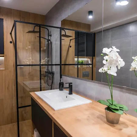 Nowoczesny Na Warmii I Mazurach Z Garazem Apartmán Biskupiec (Olsztyn)